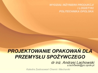 Założenia do projektu