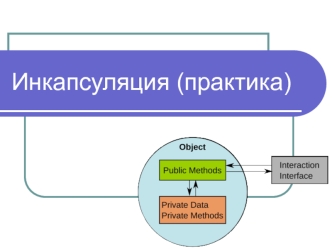 Инкапсуляция (практика). Класс String