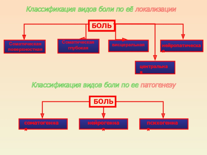 Виды боли. Патогенез центральных болей. Классификация соматогенных Тигану. Особые виды боли. Мойнингамовский Тип боли.