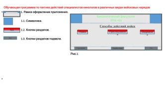 Тактика действий специалистов кинологов в различных видах войсковых нарядов