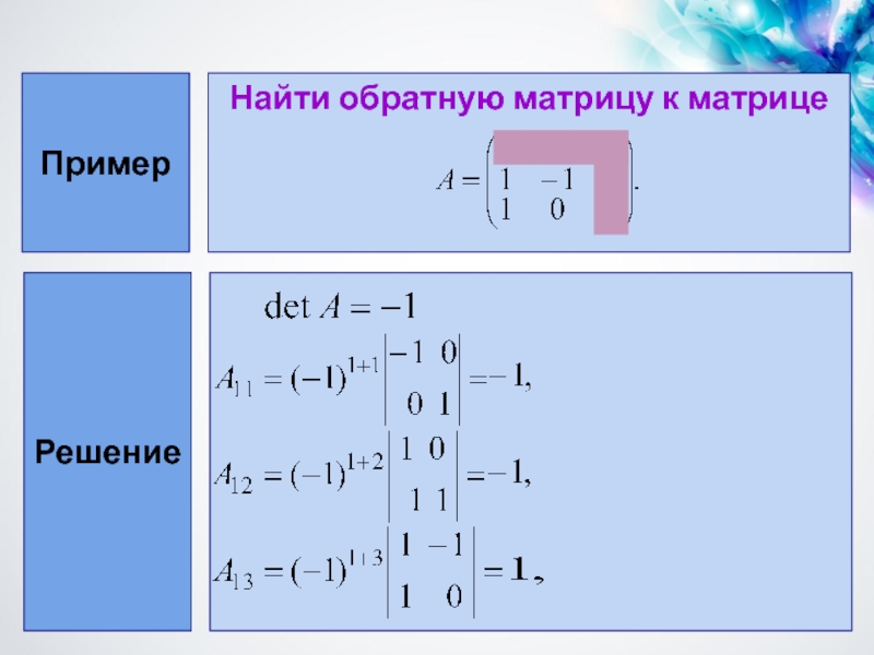 Нахождение обратной матрицы. Высшая математика Обратная матрица. Как найти обратную. Обратная матрица примеры 2х2. Производная матрицы пример.
