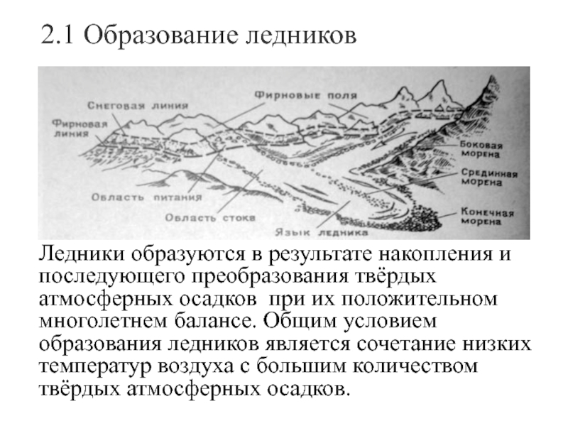 Геологическая работа ледников презентация