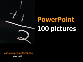 PowerPoint. 100 pictures