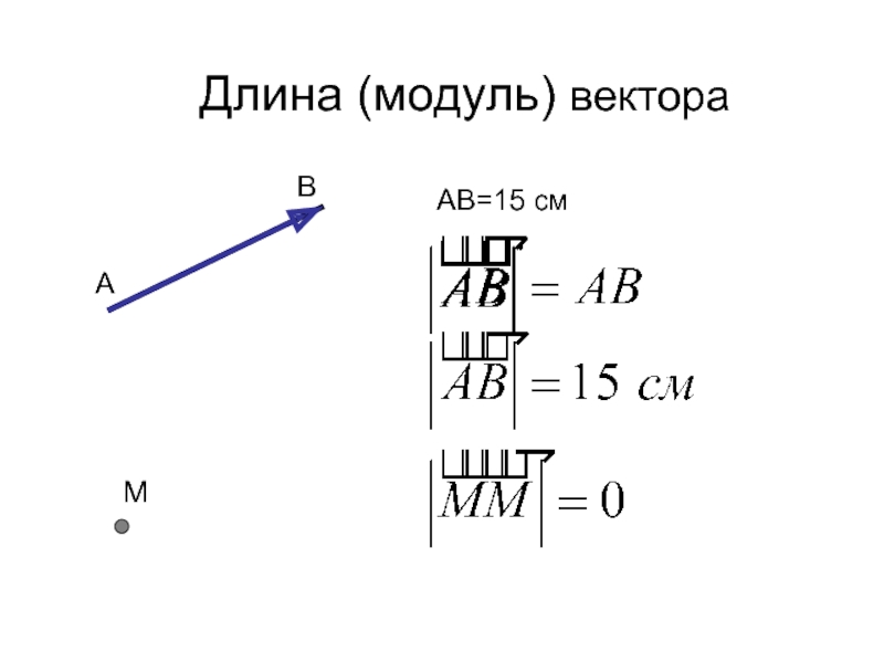 Длина модуль вектора