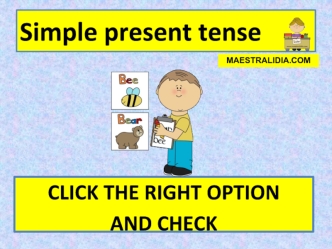 Simple present tense