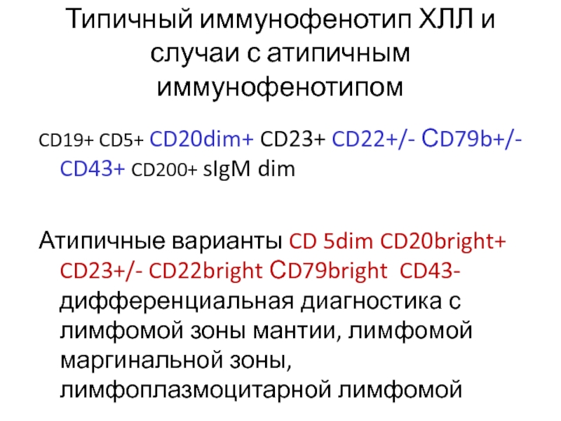 Иммунофенотипирование костного мозга