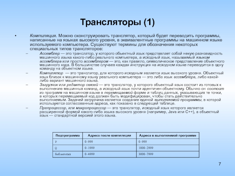 Укажите номер уровня который в многоуровневой организации компьютера занимает уровень ассемблера