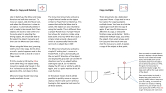 Move, copy, rotate, align, snap