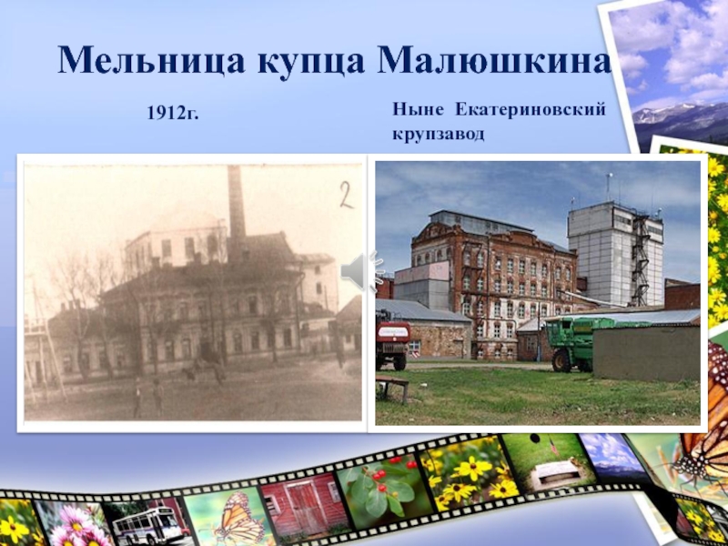 Мельница купца Малюшкина   1912г. Ныне Екатериновский крупзавод