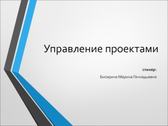 Управление проектами