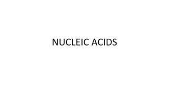 Nucleic acids