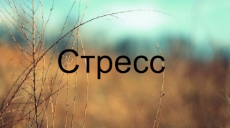 Stress