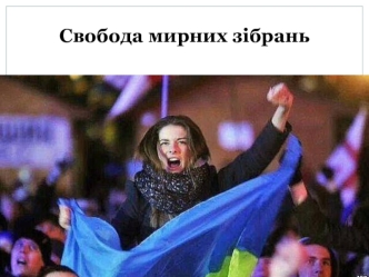 Свобода мирних зібрань