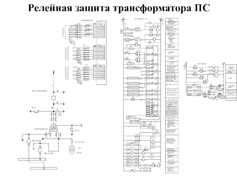 Релейная защита трансформатора ПС