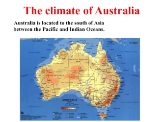 Климат Австралии. The climate of Australia