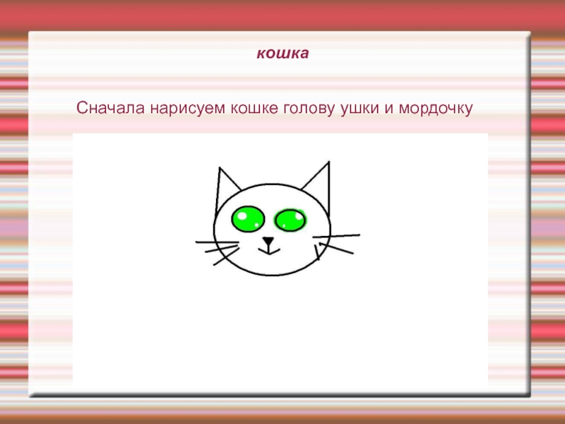 Кошку 1 класс. Рисование кошечки 1 класс. Презентация рисование кошка. Рисование кошки 1 класс презентация. Поэтапное рисование котенка 2 класс презентация.