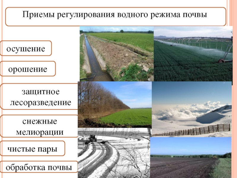 Приемы регулирования