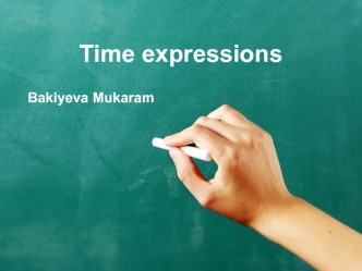 Time expressions