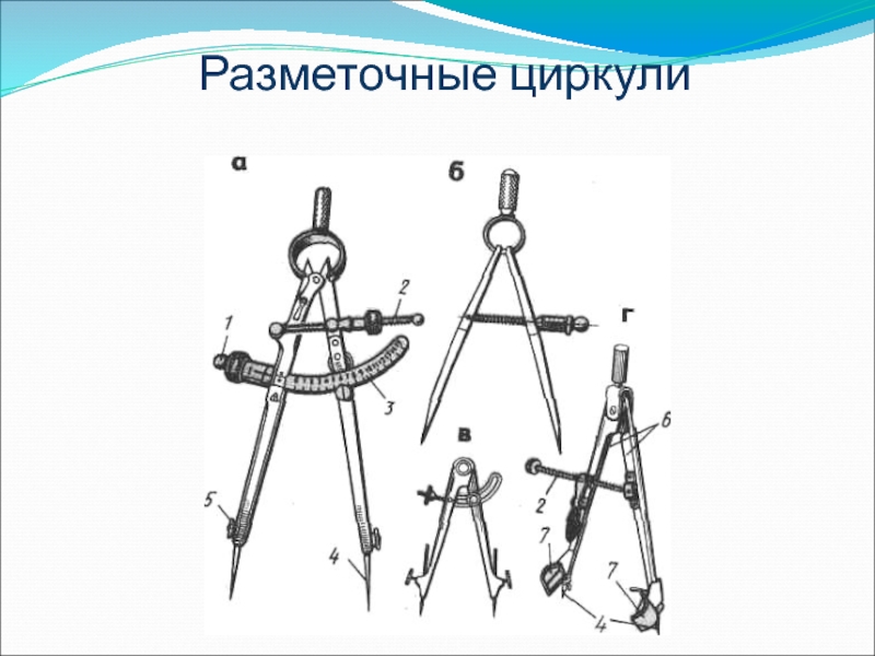 На каком рисунке циркуль подготовлен к работе правильно