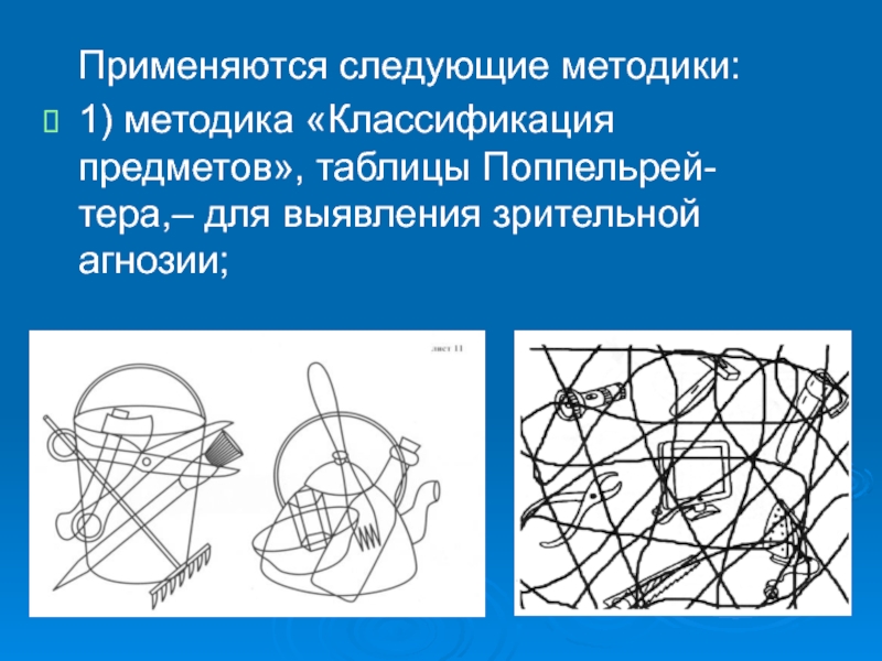 Зрительный гнозис картинки