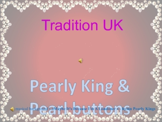 Pearly King & pearl buttons