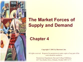 The Market Forces of Supply and Demand