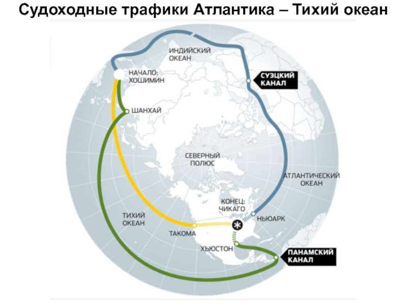 Карта морского трафика