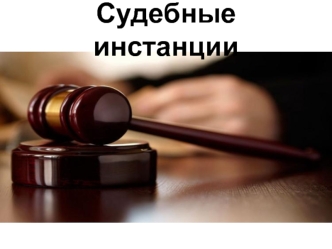 Судебные инстанции