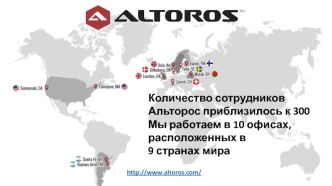 Компания Altoros. Разработка продуктов для технологических компаний-производителей программного обеспечения и стартапов