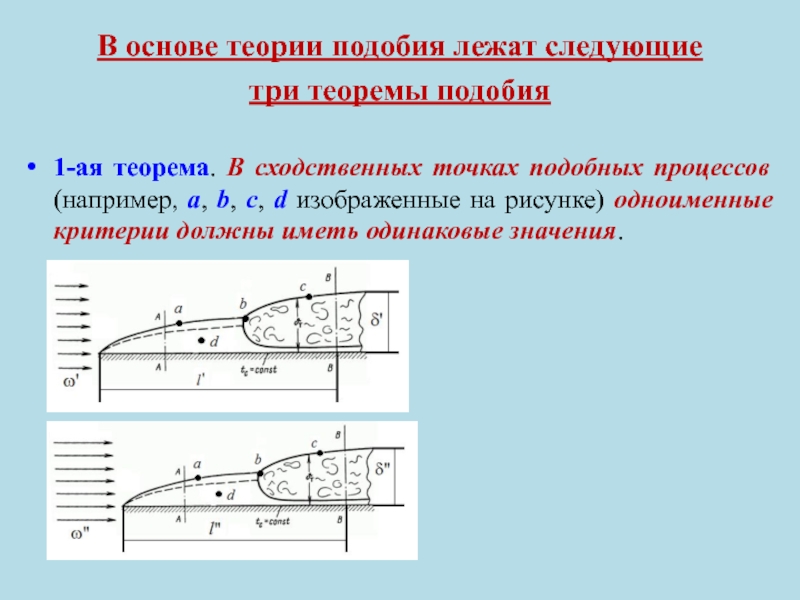 Применение теории подобия. Основные теории подобия. Основы теории подобия. Элементы теории подобия. Основы теории подобия. Критерии подобия..