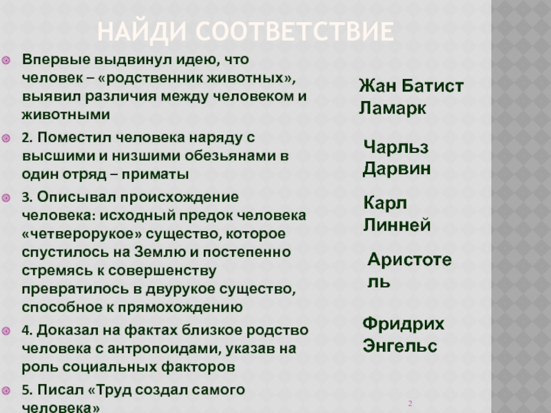 Ближайшие родственники человека среди животных презентация 11 класс