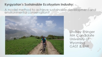 Sustainable tourism in Kyrgyzstan