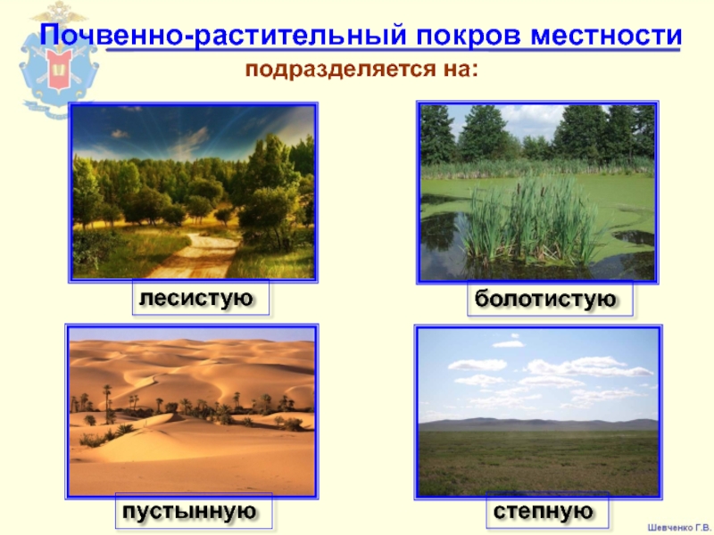 Местность как элемент оперативной обстановки