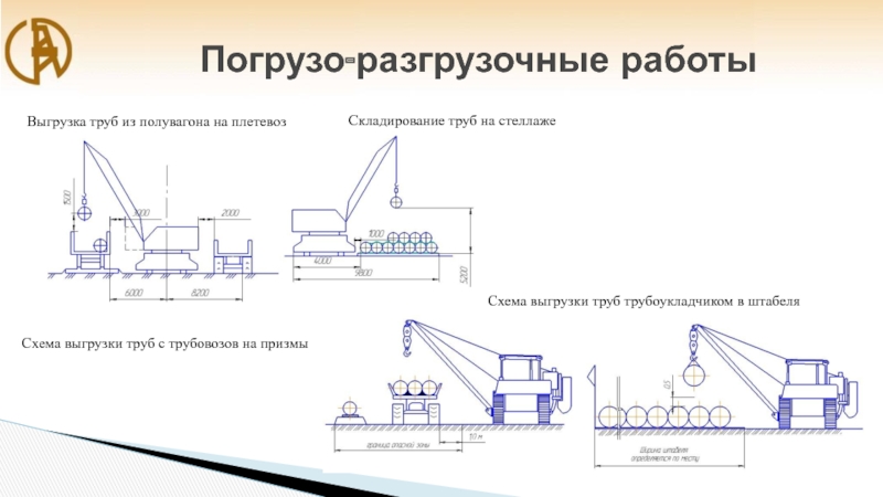 Кран трубоукладчик чертеж