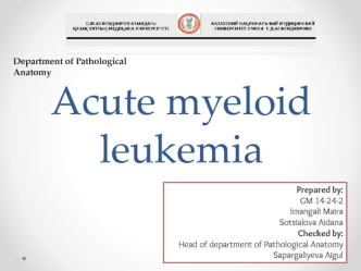 Acute myeloid leukemia