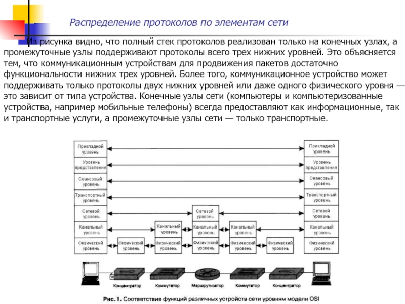 Протоколы распределения. Распределение протоколов по элементам сети. Протокол сети. Элементы протокола. Протокол для распределенных БД. Протоколы взаимодействия различных уровней.