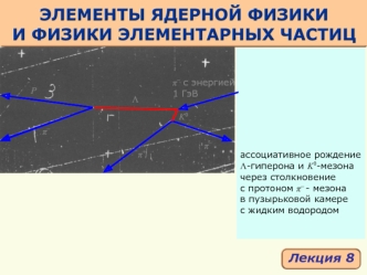 Элементы ядерной физики и физики элементарных частиц