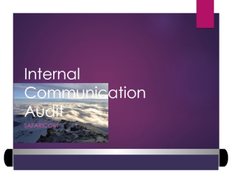 Internal communication audit