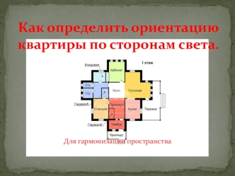 Как определить ориентацию квартиры по сторонам света