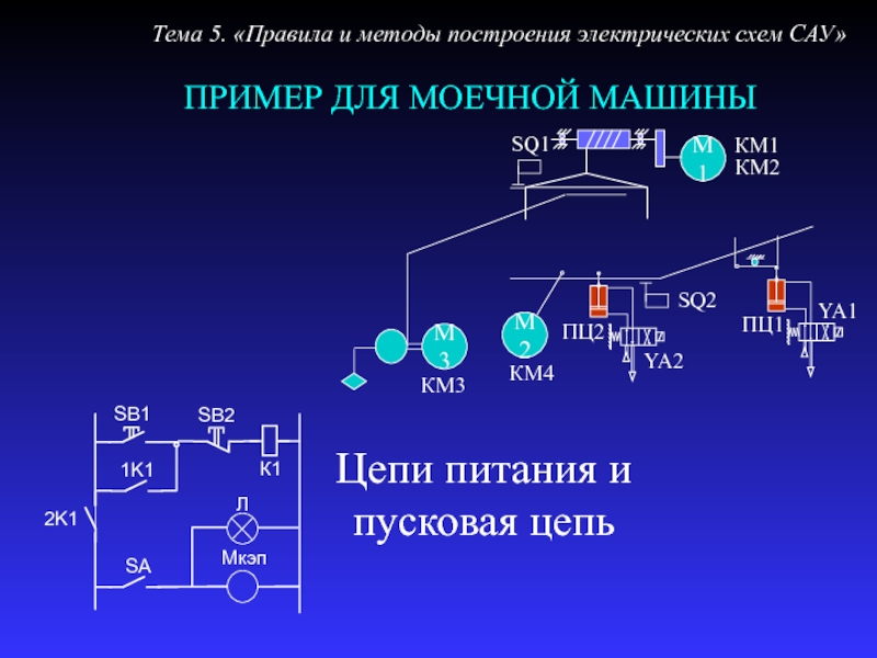 Правила построения электрических схем