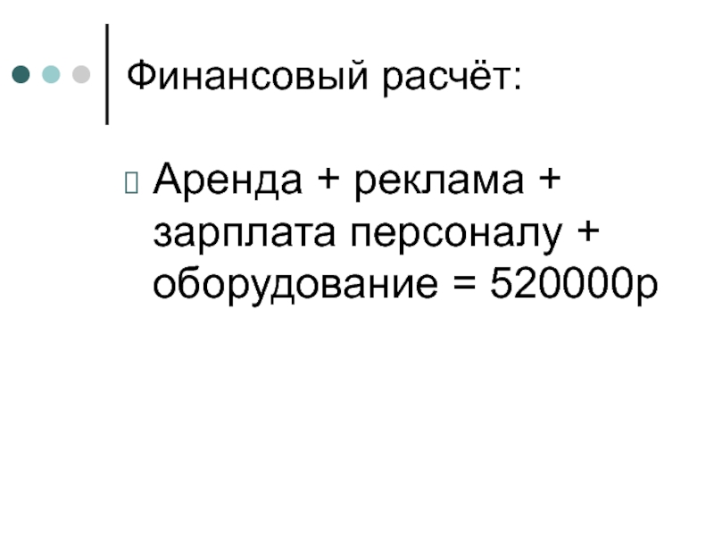 Бизнес план стоматологии презентация