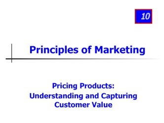 Principles of Marketing