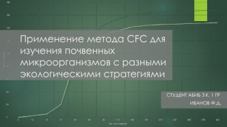 Метод CFC для изучения почвенных микроорганизмов с разными экологическими стратегиями