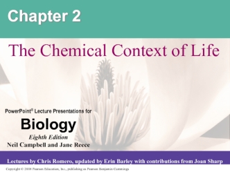 The Chemical Context of Life