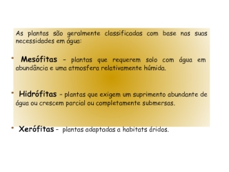 Classification of plants