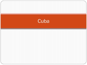 The republic of Cuba