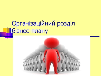 Організаційний розділ бізнес-плану