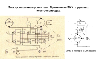 Электромашинные усилители. Применение ЭМУ в рулевых электроприводах. (Билет 22)