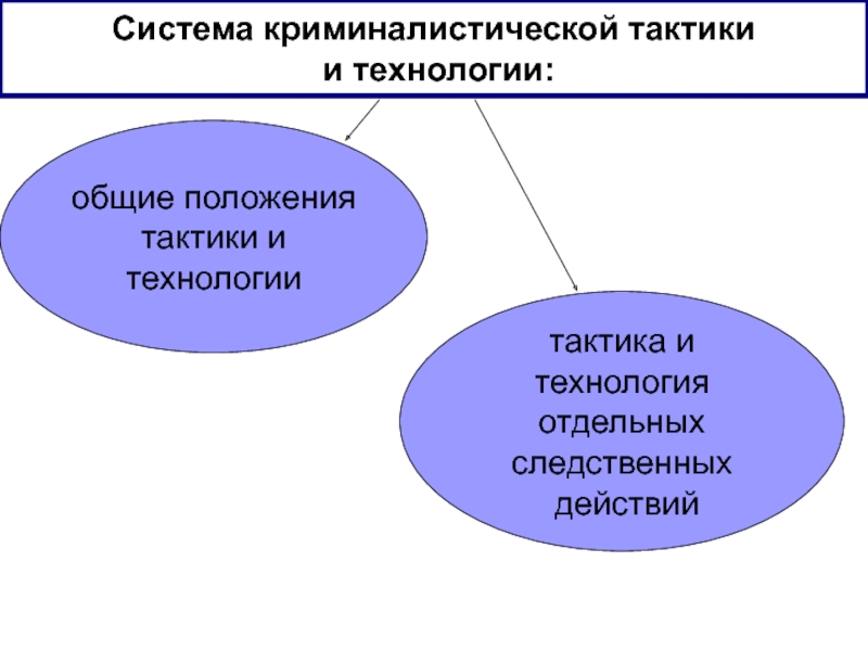 Криминалистическая тактика