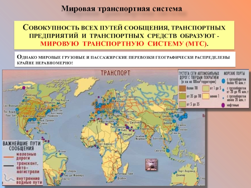 Доклад: Транспорт и связь: мировая транспортная система